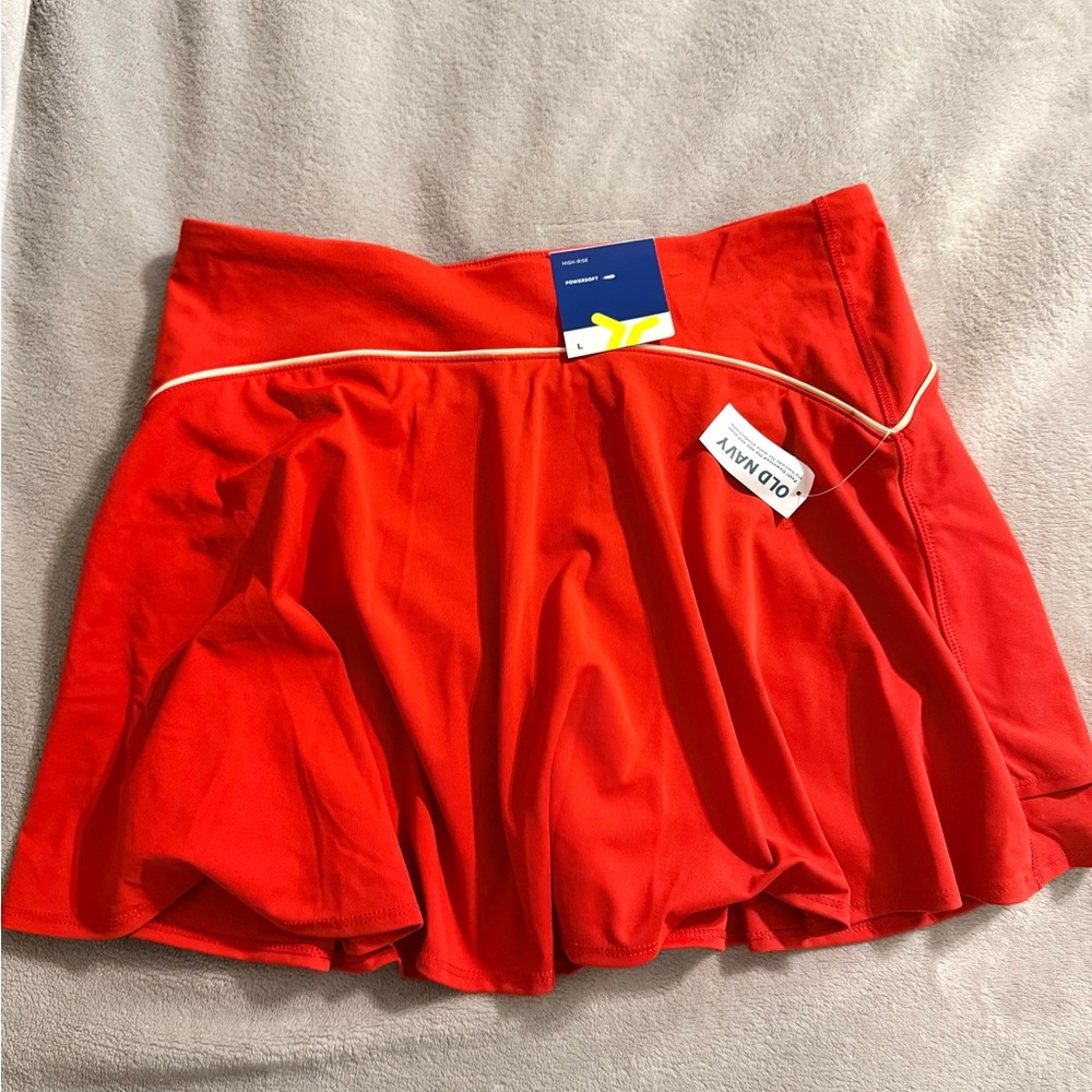 Old Navy Red Athletic Skirt-skort
